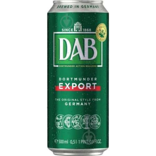 Cerveza dab export 500ml lata