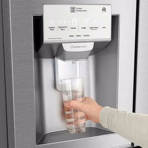 Heladera lg 690lts ls74sxs side by side inox