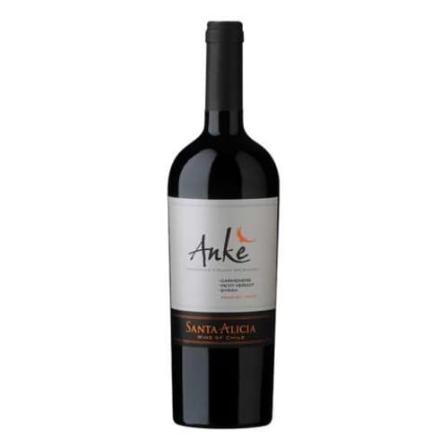 Vino chileno tinto santa alicia anke blend 2 carmenere/petit verdot/syrah 750ml