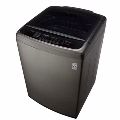 Lavarropas lg 22 kg wt22bss6 carga superior inverter negra