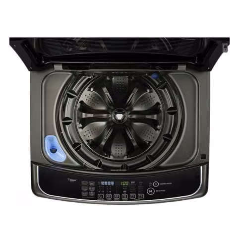 Lavarropas lg 22 kg wt22bss6 carga superior inverter negra