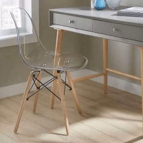 Silla eames fija acrilico