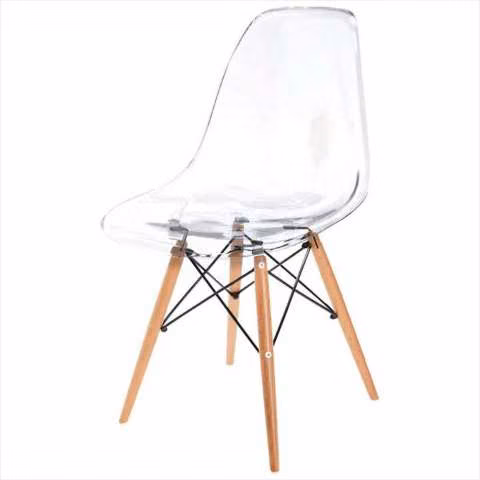 Silla eames fija acrilico - Imagen 2