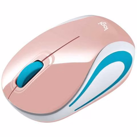Mouse logitech m187 wireless rosa