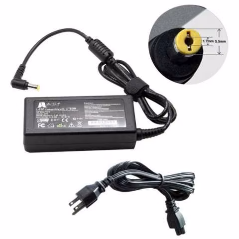 Cargador genérico p/nb acer 19v 3.42a 110v model 