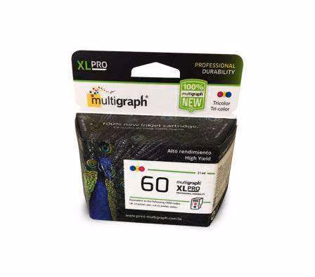Cartucho Multigraph 60 XL negro 18ml