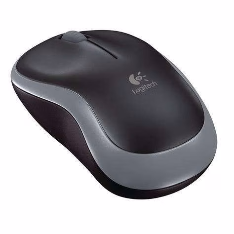 Mouse logitech wireless m185 gris