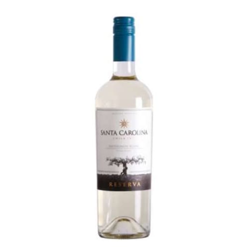 Vino chileno blanco santa carolina reserva sauvignon blanc 750ml