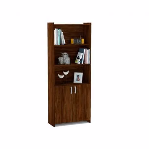 Estante biblioteca Politorno  marrón  - Imagen 2