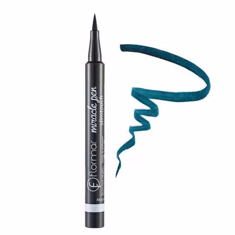 Delineador en pincel azul miracle pen slim touch cavansite blue-