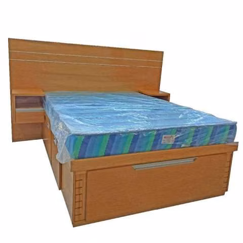 Cama de madera sin colchón 140x190 - Imagen 2