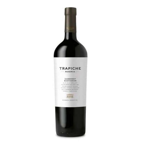 Vino argentino tinto trapiche reserva cabernet sauvignon 750ml