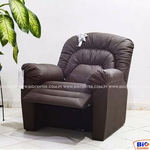 Sofá poltrona reclinable ecoleather 60°