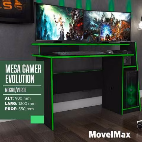 Escritorio mesa gamer evolution movel - Imagen 2