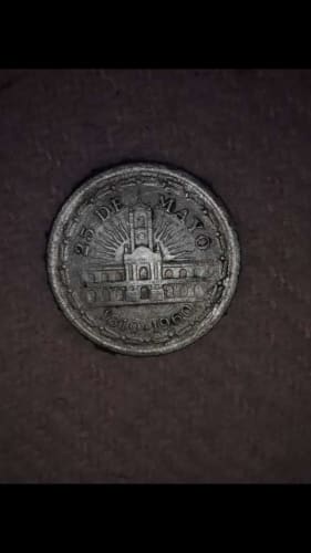 Moneda antigua de Argentina del año 1960