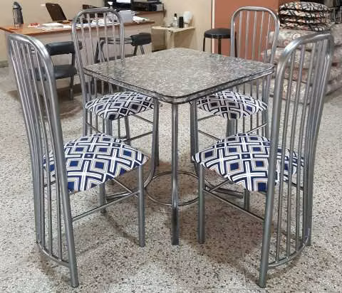 Juego de comedor stilo formica 4 sillas