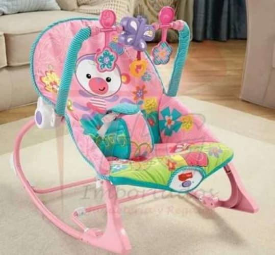 Pink vibratory rocking chair