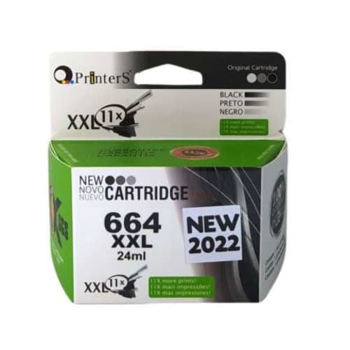 Compatible cartridge XL Printers 664 black 2.0