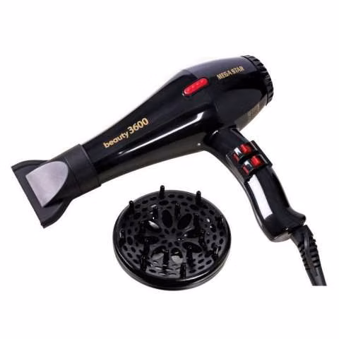Secador de pelo con difusor Megastar