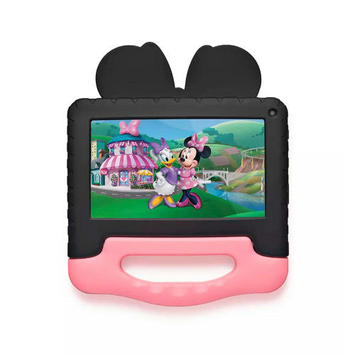 TABLET KID ANDROID MULTILASER NB605 QC/32GB/2G/7%22/WIFI/ROSA MINNIE