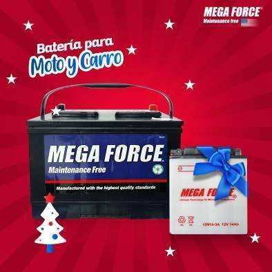 PROMO NAVIDEÑA BATERIAS MEGA FORCE