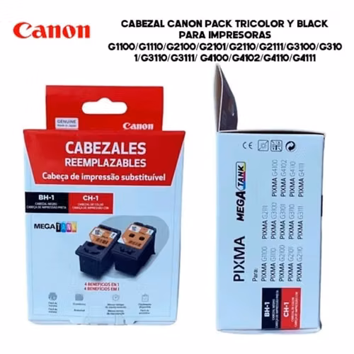 KIT CABEZAL CANON NEGRO Y COLOR  SERIE G - Imagen 4