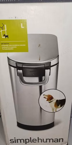 RECIPIENTE PARA COMIDA DE MASCOTA GANGA, NUEVO