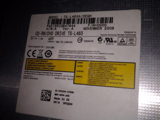 LECTOR DE DVD Y GRABADOR DE CD-RW SATA - Imagen 5