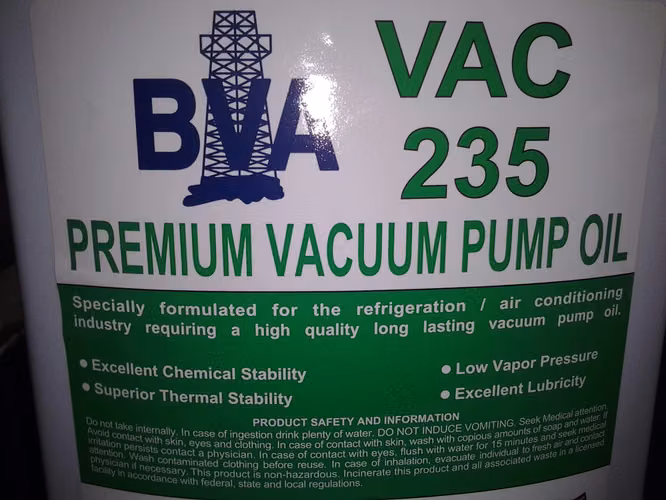 GALÓN DE ACEITE P/ BOMBAS DE VACÍO - Imagen 2
