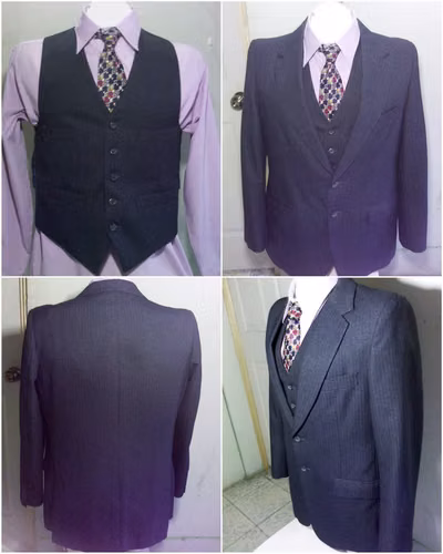 Vendo 2 trajes de 3 piezas y un saco individual