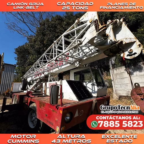 Camión Grúa Link-Belt de 25 Toneladas (Financiamiento Disponible)