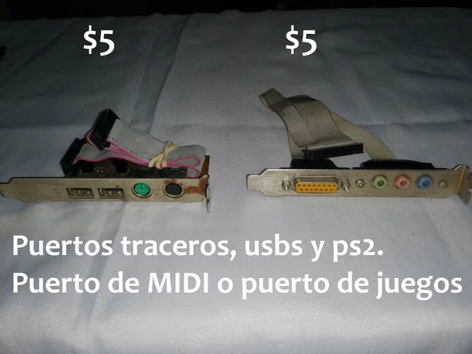 Cables USBs y cable DVI y adaptadores DVI a VGA, Molex etc