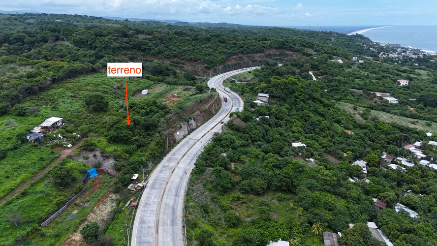 Terreno en venta, carret. al Puerto de La Libertad km37 VISTA AL MAR - Imagen 5