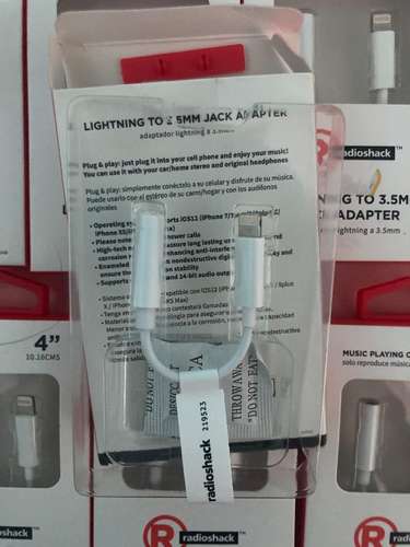 Adaptador Lighting a Jack 3.5 - Imagen 2
