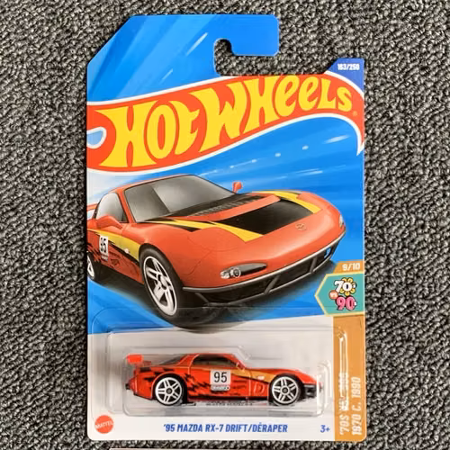 Hot Wheels 95 Mazda RX-7 Drift/Deraper.
