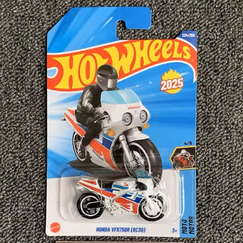 Hot Wheels Motocicleta Honda VFR750R (RC30).