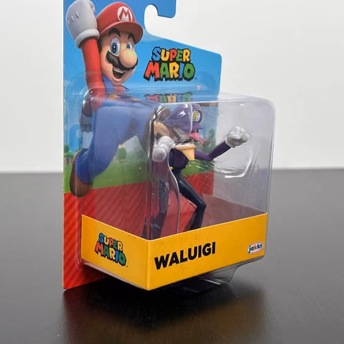 Nintendo Super Mario Waluigi 8cm Jakks Pacific. - Imagen 2