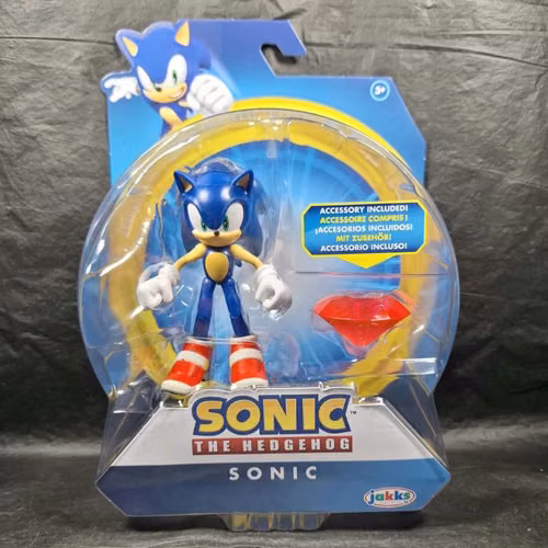 Jakks Pacific Sonic The Hedgehog con Esmeralda Caos ¡Articulado! 11cm.