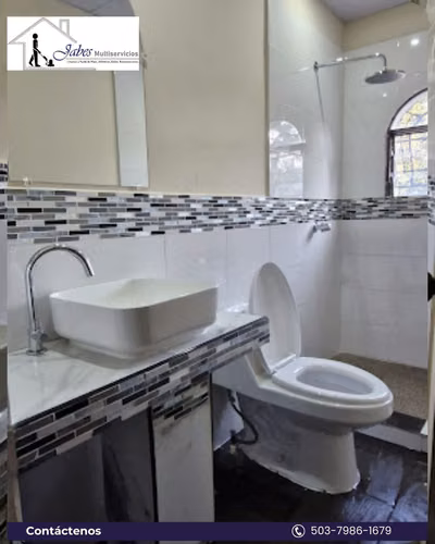 Limpieza de Casas en El Salvador (Lavamos sus Pisos, Baños, Ventanas y Jardines)