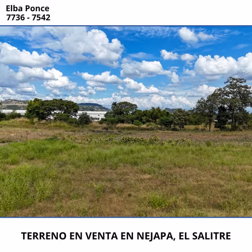 TERRENO INDUSTRIAL EN VENTA EN NEJAPA, EN CALLE VIEJA AL SALITRE Y CARRETERA A QUEZALTEPEQUE