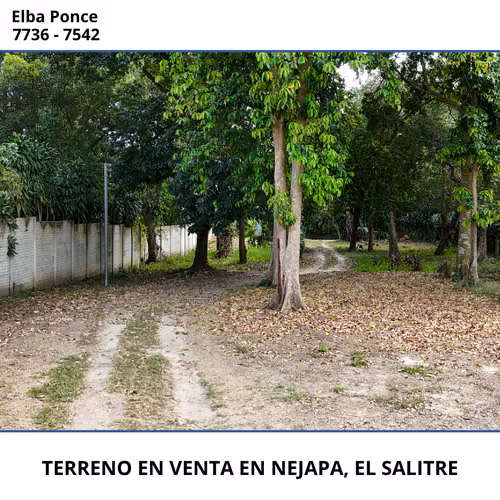TERRENO INDUSTRIAL EN VENTA EN NEJAPA, EN CALLE VIEJA AL SALITRE Y CARRETERA A QUEZALTEPEQUE