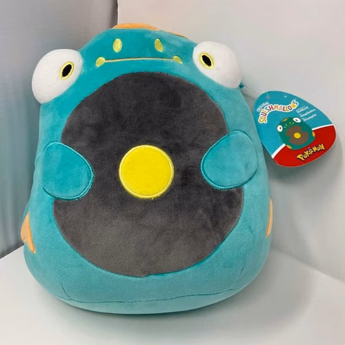 Squishmallows Peluche Pokémon Belibolt 27cm, peluche oficial ultrasuave.