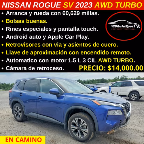 NISSAN ROGUE SV 2023 AWD TURBO