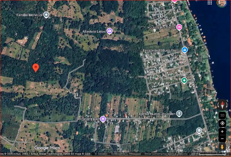 VENTA 2  LOTES PLANES LA LAGUNA LAGO COATEPEQUE SANTA ANA - Imagen 3