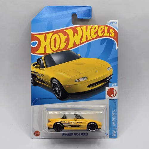 Hot Wheels 91 Mazda X-5 Miata.
