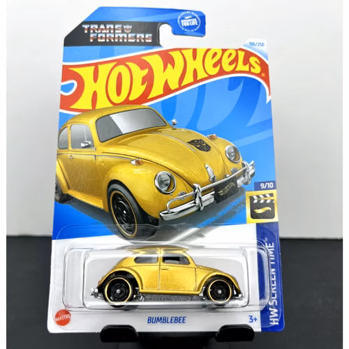 Hot Wheels Transformers Gold Bumblebee.