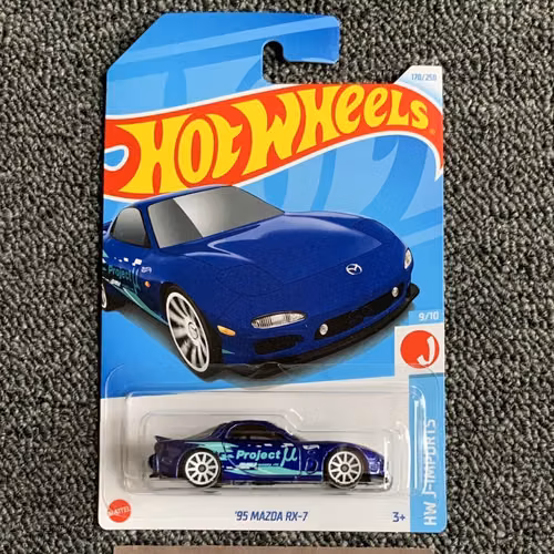 Hot Wheels 95 Mazda RX-7 (Blue).