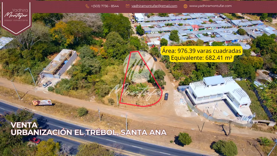 Terreno Urbanización El Trébol Santa Ana en Venta Calle Principal - Imagen 3