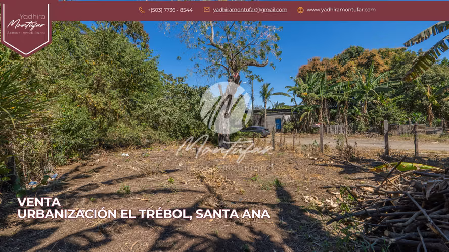 Terreno Urbanización El Trébol Santa Ana en Venta Calle Principal - Imagen 12