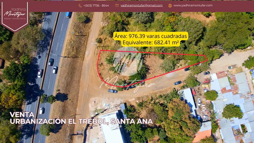 Terreno Urbanización El Trébol Santa Ana en Venta Calle Principal - Imagen 2